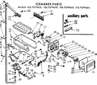 Kenmore 1067679610 icemaker parts diagram