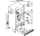 Kenmore 1067679661 cabinet parts diagram