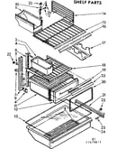Shelf parts