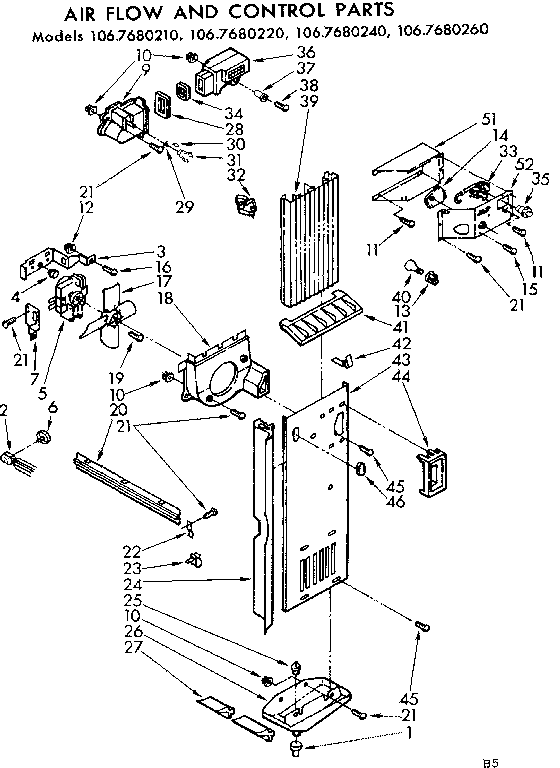 AIR FLOW AND CONTROL PARTS