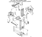 Kenmore 1067680210 air flow and control parts diagram