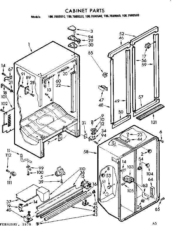 CABINET PARTS