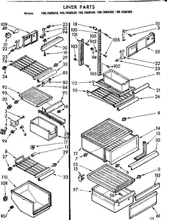 LINER PARTS