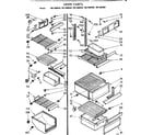 Kenmore 1067680580 liner parts diagram