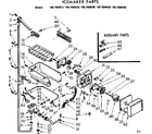Kenmore 1067680520 icemaker parts diagram