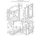 Kenmore 1067680511 cabinet parts diagram