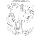 Kenmore 1067680561 air flow and control parts diagram