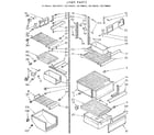 Kenmore 1067680561 liner parts diagram
