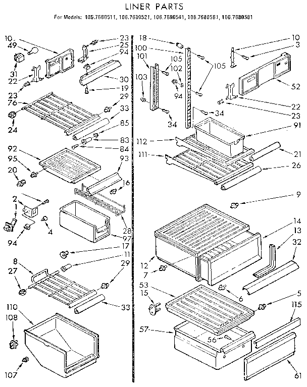 Liner parts