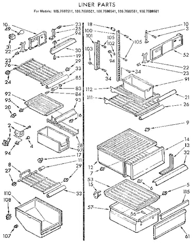 Liner parts