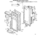 Kenmore 1067680680 refrigerator door parts diagram