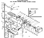 Kenmore 1067680681 icemaker parts diagram