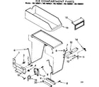 Kenmore 1067680681 ice compartment parts diagram