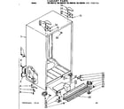 Kenmore 1067680760 cabinet parts diagram