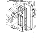 Kenmore 1067680760 refrigerator door parts diagram