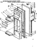 Refrigerator door parts
