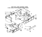 Kenmore 1067680780 air flow and control parts diagram
