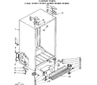 Kenmore 1067680712 cabinet parts diagram