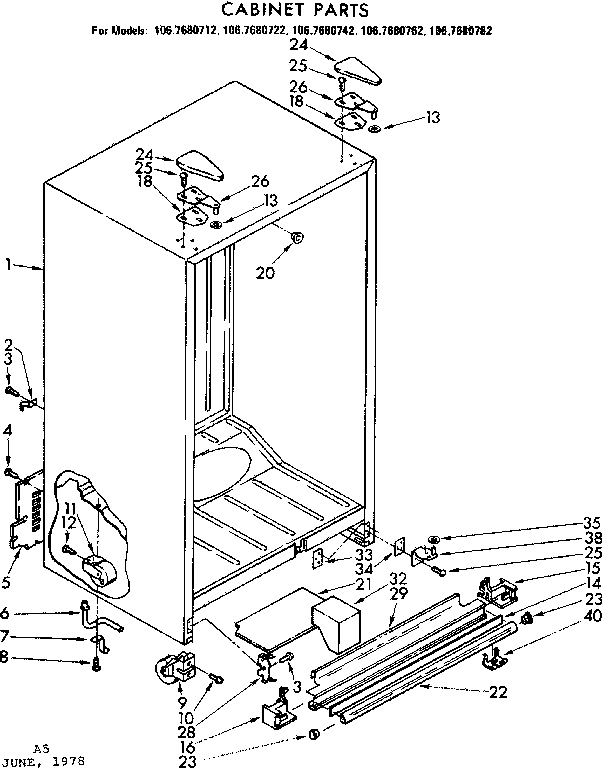Cabinet parts