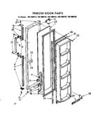 Freezer door parts