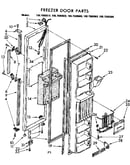 Freezer door parts