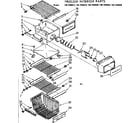 Kenmore 1067680860 freezer interior parts diagram