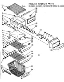 Freezer interior parts