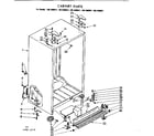 Kenmore 1067680811 cabinet parts diagram