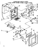 Dispenser front parts