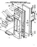 Refrigerator door parts
