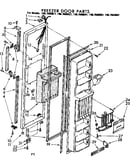 Freezer door parts