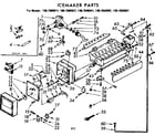 Kenmore 1067680811 icemaker parts diagram