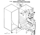Kenmore 1067681200 cabinet parts diagram