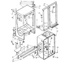 Kenmore 1067681380 cabinet diagram