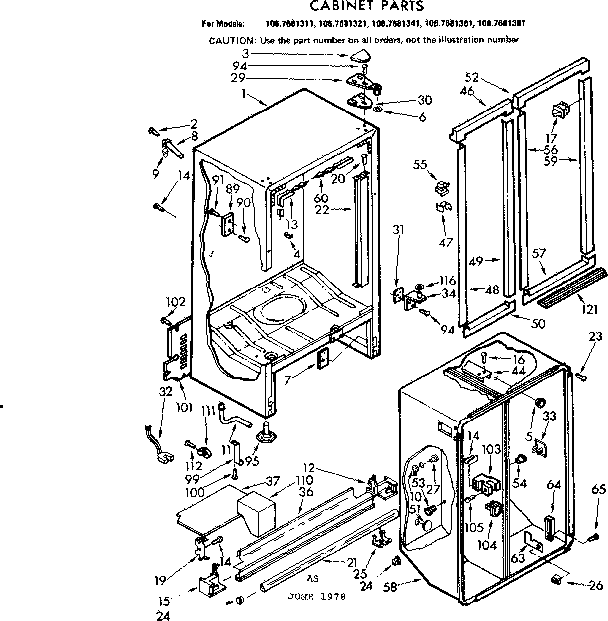 CABINET PARTS