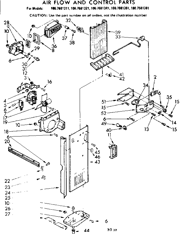 AIR FLOW AND CONTROL PARTS