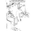 Kenmore 1067681361 air flow and control parts diagram