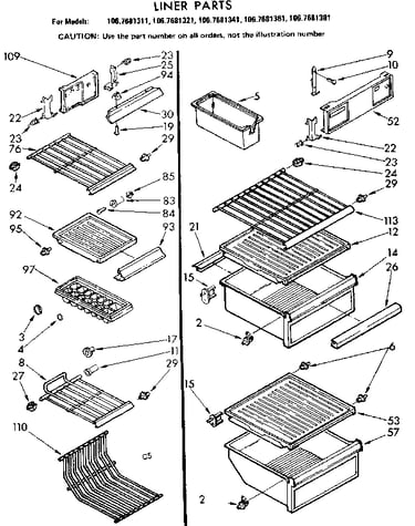 Liner parts