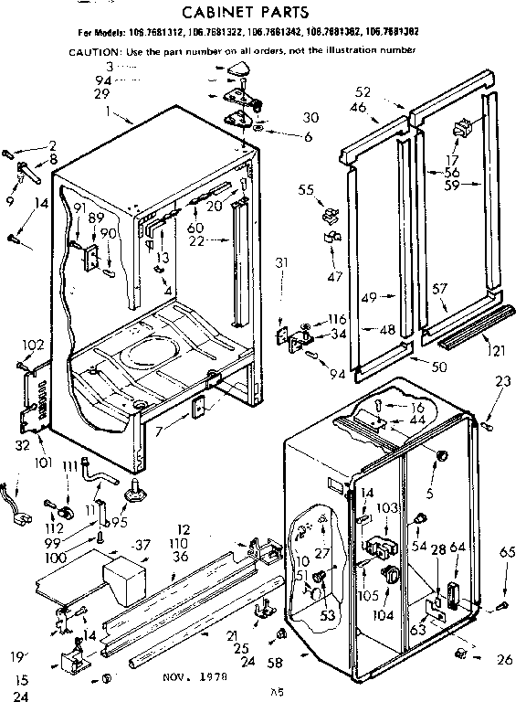 Cabinet parts