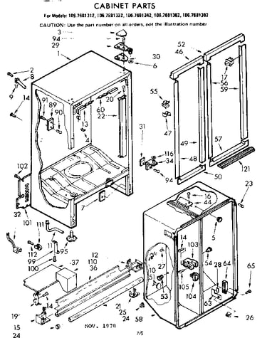 Cabinet parts