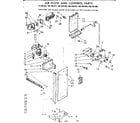 Kenmore 1067681382 air flow and control parts diagram