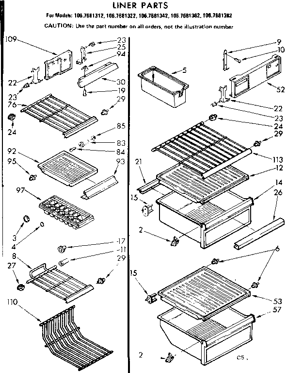 Liner parts