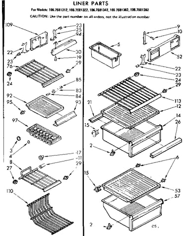 Liner parts