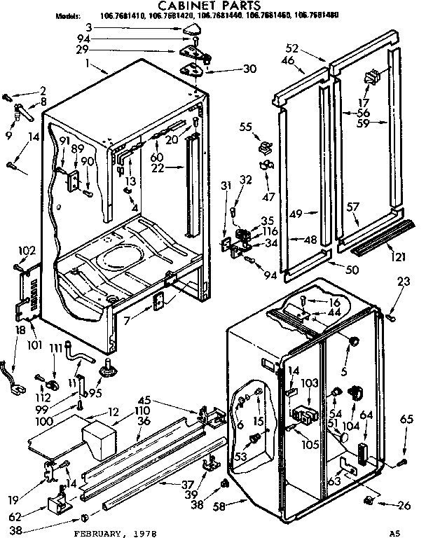 CABINET PARTS