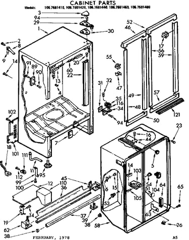 Cabinet parts