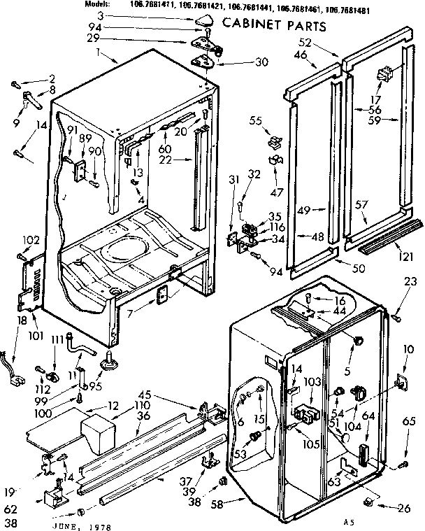 CABINET PARTS