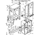 Kenmore 1067681481 cabinet parts diagram