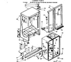 Kenmore 1067681580 cabinet parts diagram
