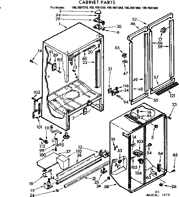 Cabinet parts