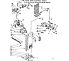Kenmore 1067681580 air flow and control parts diagram